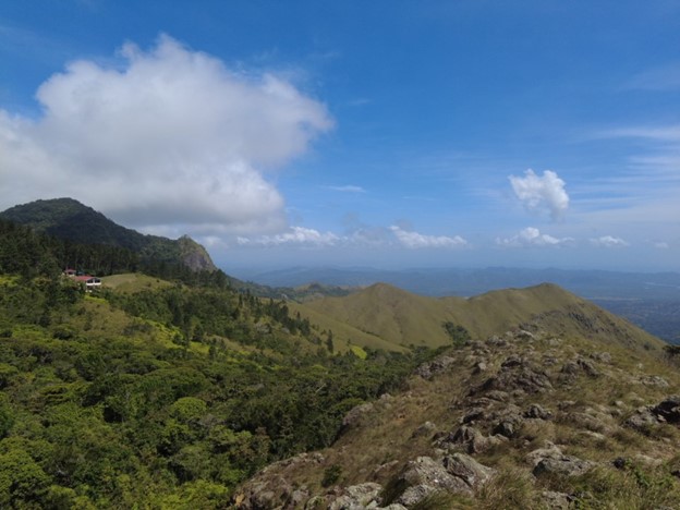 View from the top of Altos del Campo close to Playa Caracol, Panama.