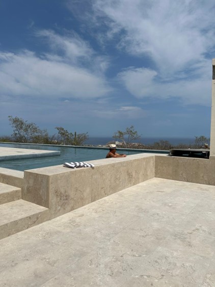 Cabo costa owner in swimming pool