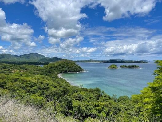 View of the coast line in Guanacaste, Costa Rica