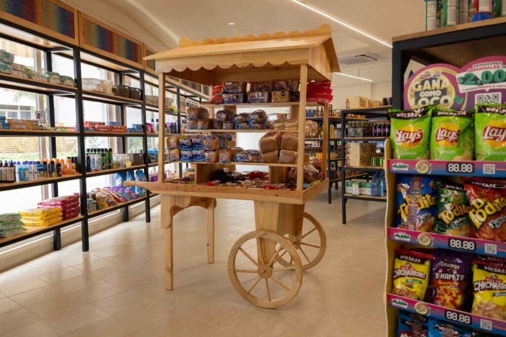 The new mini supermarket at Playa Caracol, Panama