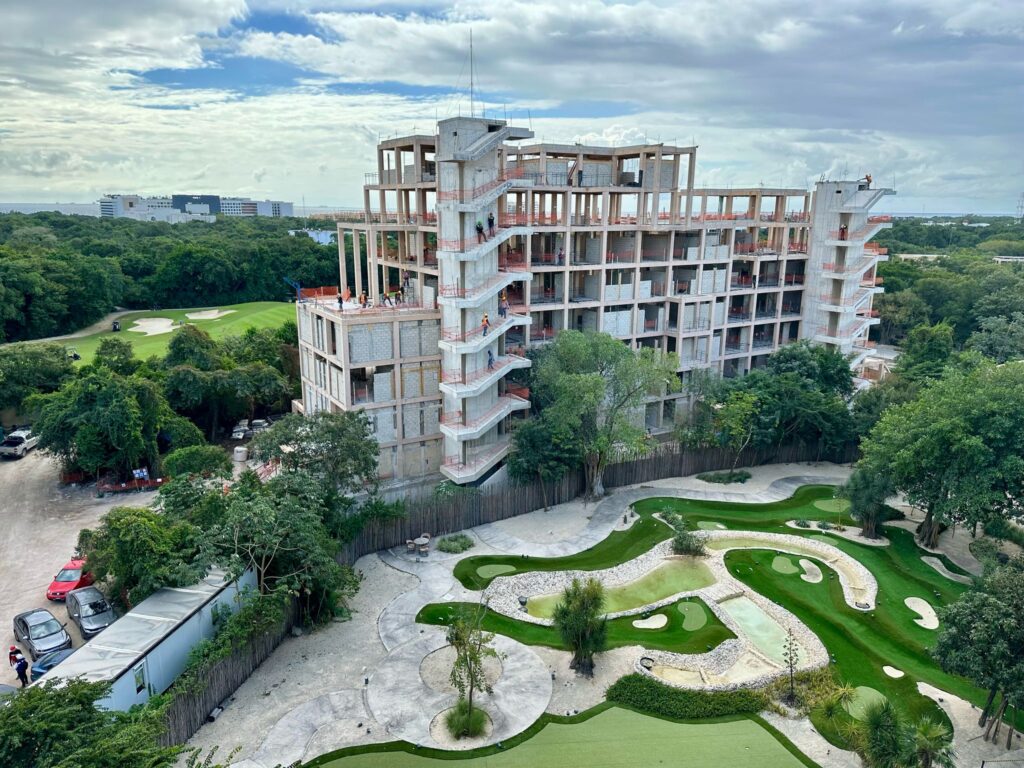 The Village Building 5 in Corasol is under construction