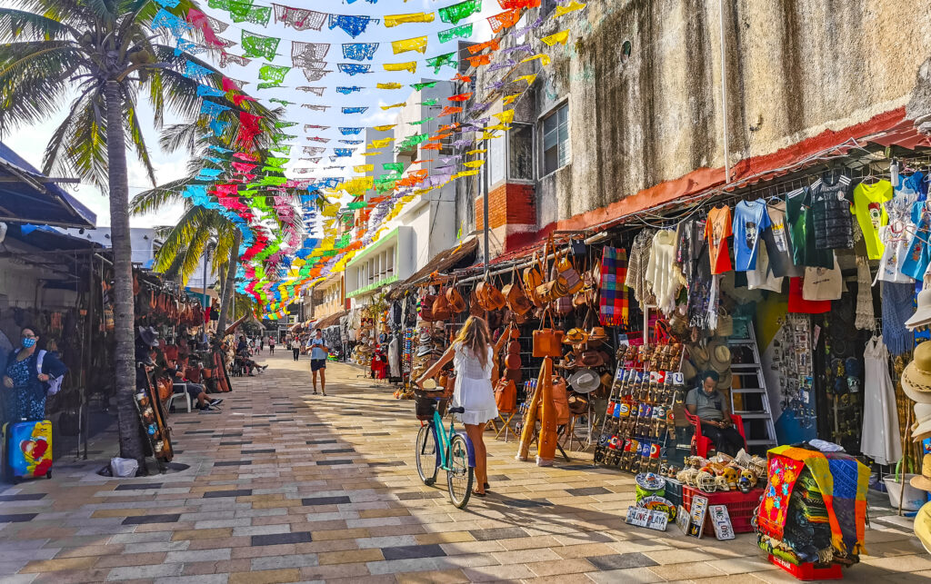 5th Ave in Playa del Carmen, Mexico